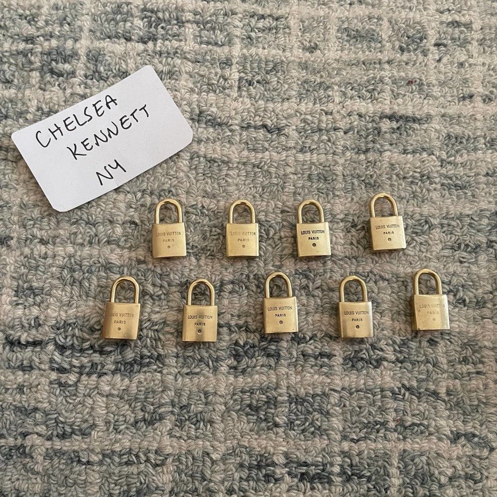 Louis Vuitton luggage lock Authentic vintage brass DIY Necklace - Picture 7 of 12